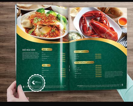 Thiết kế menu nhà hàng lẩu